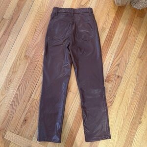 Abercrombie & Fitch Chocolate Leather Pants